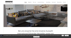 Desktop Screenshot of maurer-wohnen.de